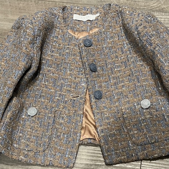 ASTR SIZE S NWT Tweed Cropped Jacket - Picture 1 of 9